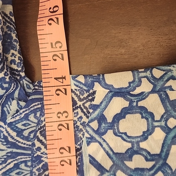 Chico’s Blue Embellished pullover tunic sz 3(16-18) - Picture 8 of 10